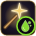 Green drop badge