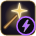 Purple bolt badge